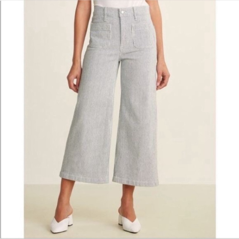 Point Sur By J. Crew wide Leg Cropped Pants